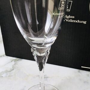 Spiegelau Crystal Set of 6 Water Vintage Goblets 1988 - retired GISELLE